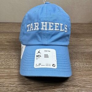Jordan UNC Tar Heels On-Field Club Cap Hat Carolina Blue M/L NWT HJ4718 Jumpman